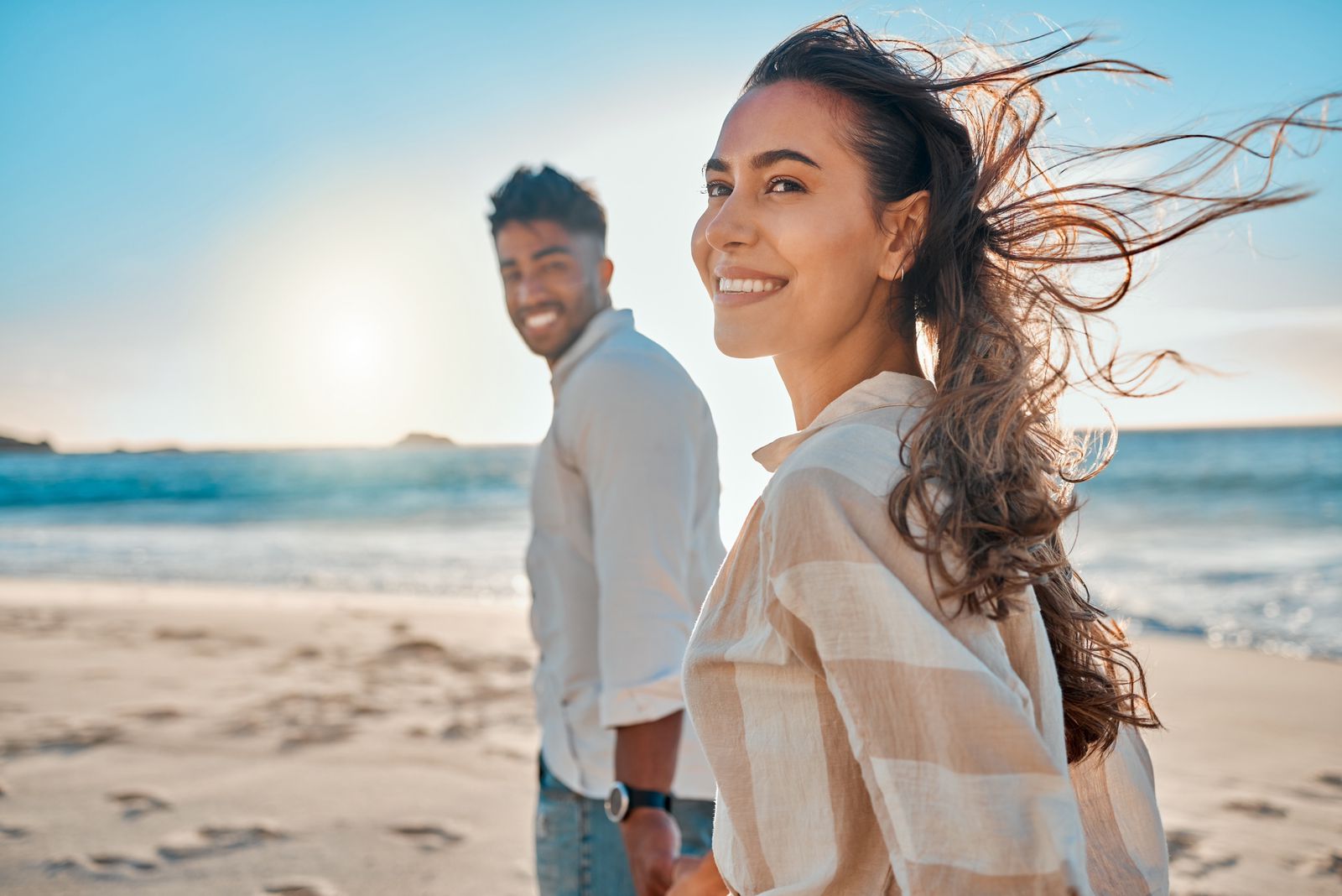 Casal feliz e saudável